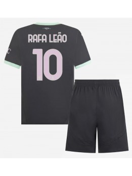 AC Milan Rafael Leao #10 Replika Tredje Kläder Barn 2024-25 Kortärmad (+ byxor)